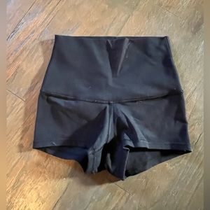 Spandex Black Shorts